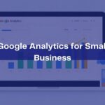 A computer screen displaying a web analytics dashboard, representing Google Analytics for small business use.